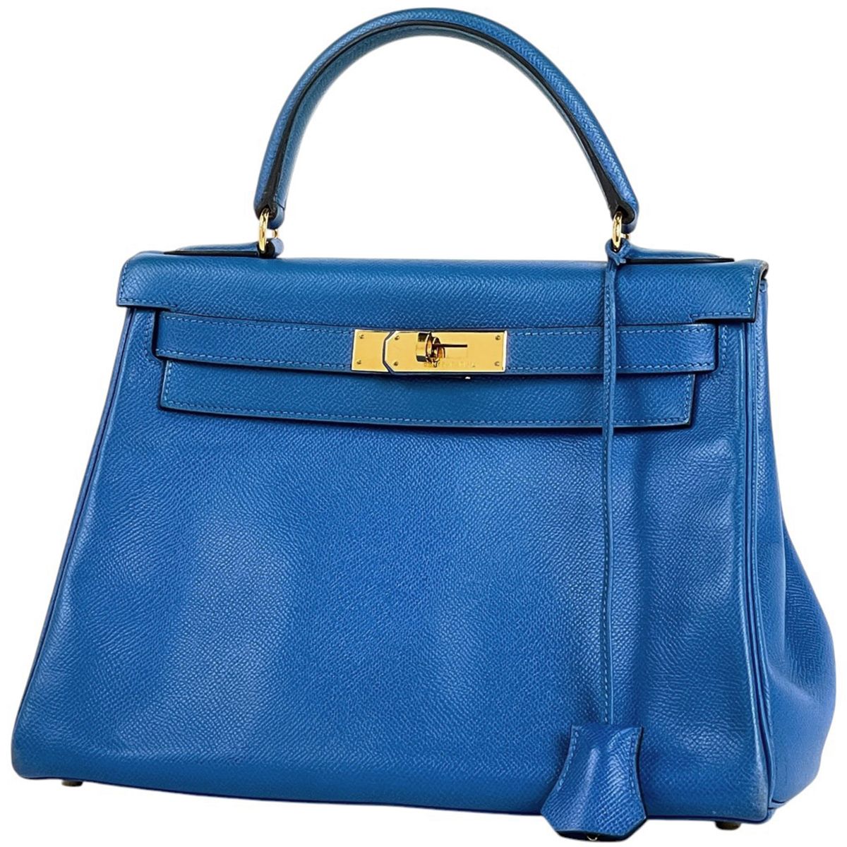 エルメス レザーハンドバッグ カーフ 内縫い ケリー28 レディース HERMES エルメス HERMES ケリー28 内縫い ボックスカーフ (レザー