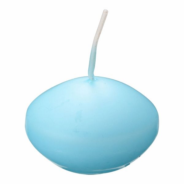 ネクストテーブルウェア フラットキャンドル ブルー 入数：1箱(24個入) 40045(PKYB34A)