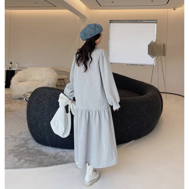 近年✨Diagram フレアワンピース　ドルマンロングワンピース　36 近年✨Diagram フレアワンピース ドルマンロングワンピース 36