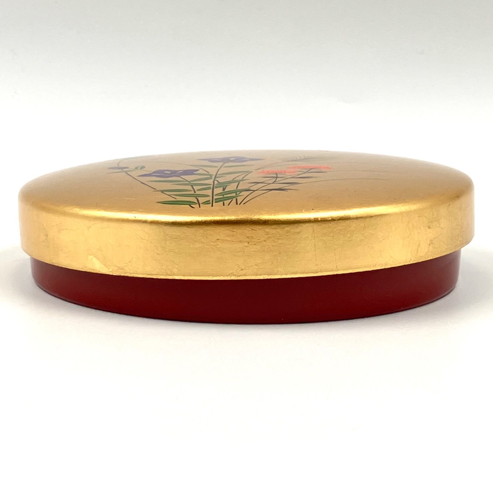 ✨新品✨金沢 洋金箔押し 松月すずり 丸硯 筆 墨 水入れ ミニ