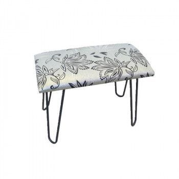 モダンスツール ベンチ 椅子 シルバー＆ゴールド 1901BRL002