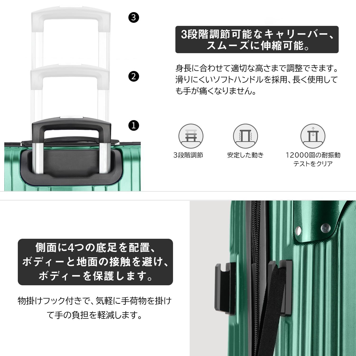 人気商品】[VARNIC] スーツケース キャリーケース キャリー