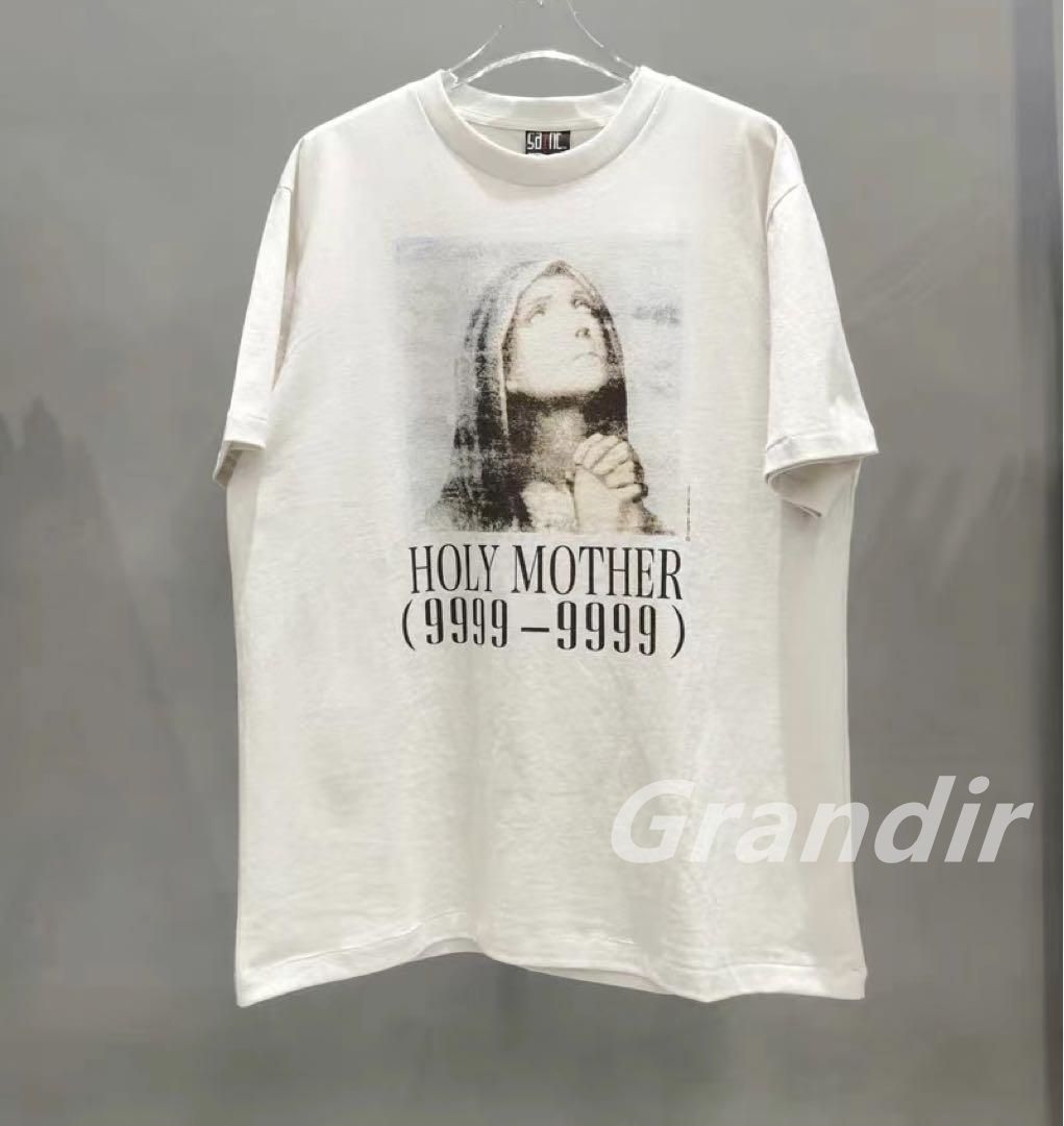 カラーホワイト【新品】Saint Michael セントマイケルHolyMother Tシャツ