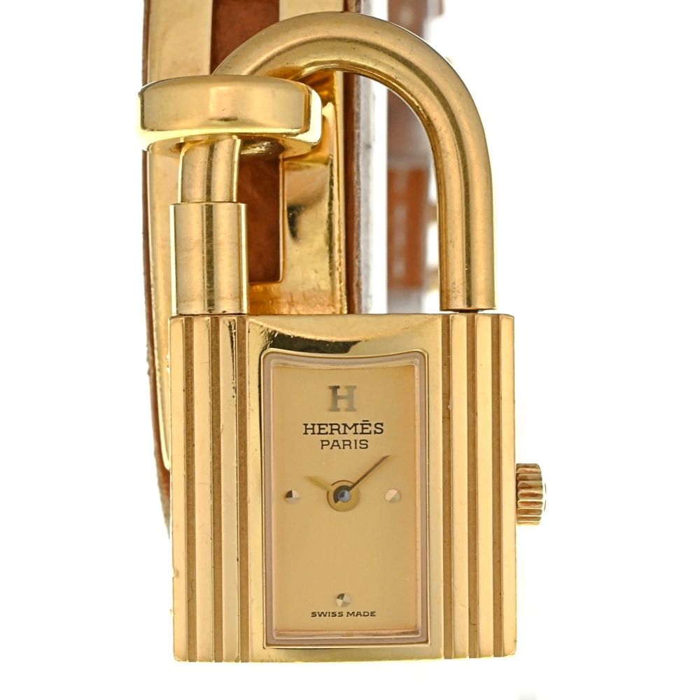 エルメス HERMES ケリーウォッチ GP|レザー クォーツ レディース M 137593