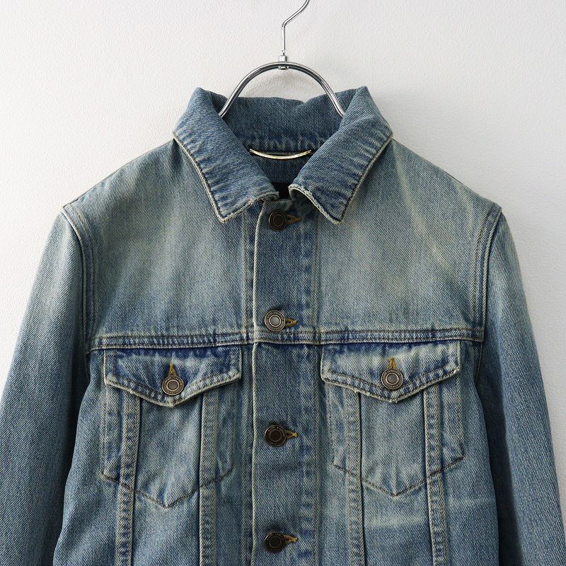 saint laurent paris エディ期 コーティングデニム 29 希少エディ期D01 SAINT LAURENT PARIS コーティングデニム