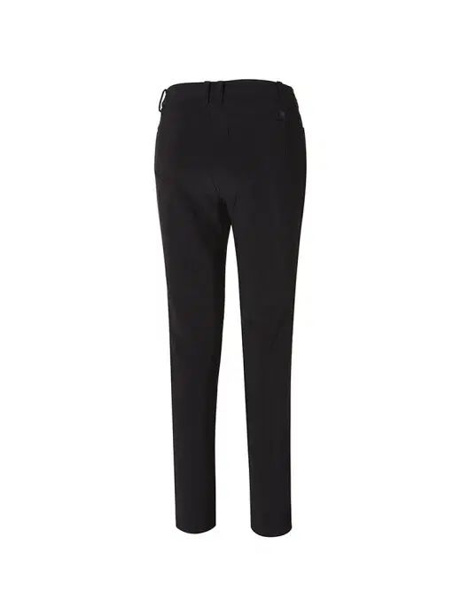 W.ANGLE ワイドアングル レディース スリムフィット ボンディング パンツ 黒 24 25 26 27 28 29 DECORATOM_COM_BR