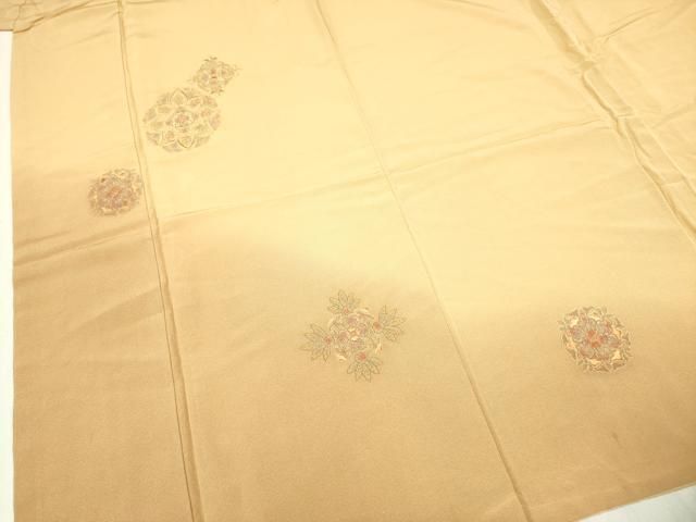 平和屋着物○中国三大刺繍 蘇州刺繍 総刺繍 訪問着 雪輪鼓