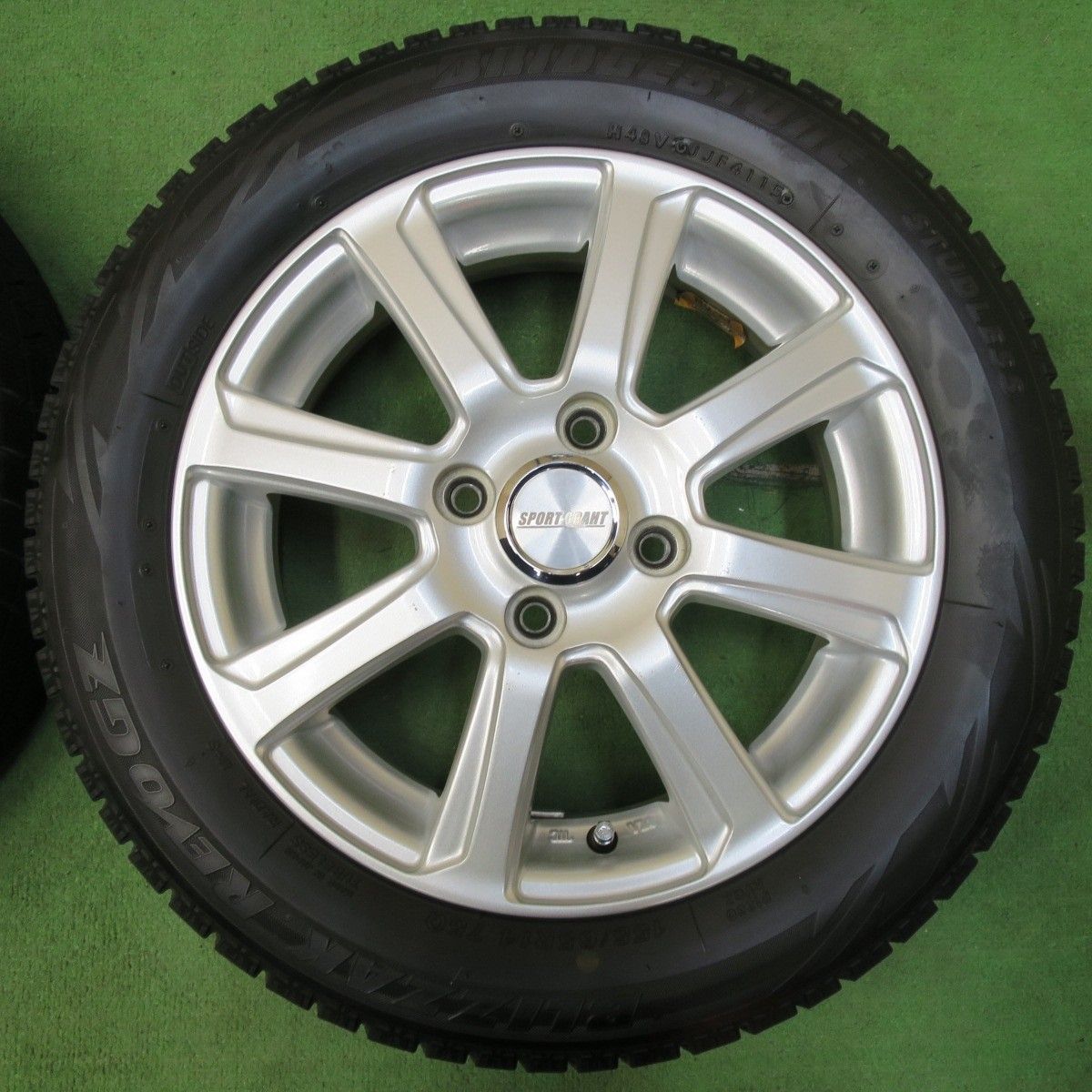 ☆バリ溝☆ 2015年製 155/65R14 アルミ N-BOX N-ONE ワゴンR