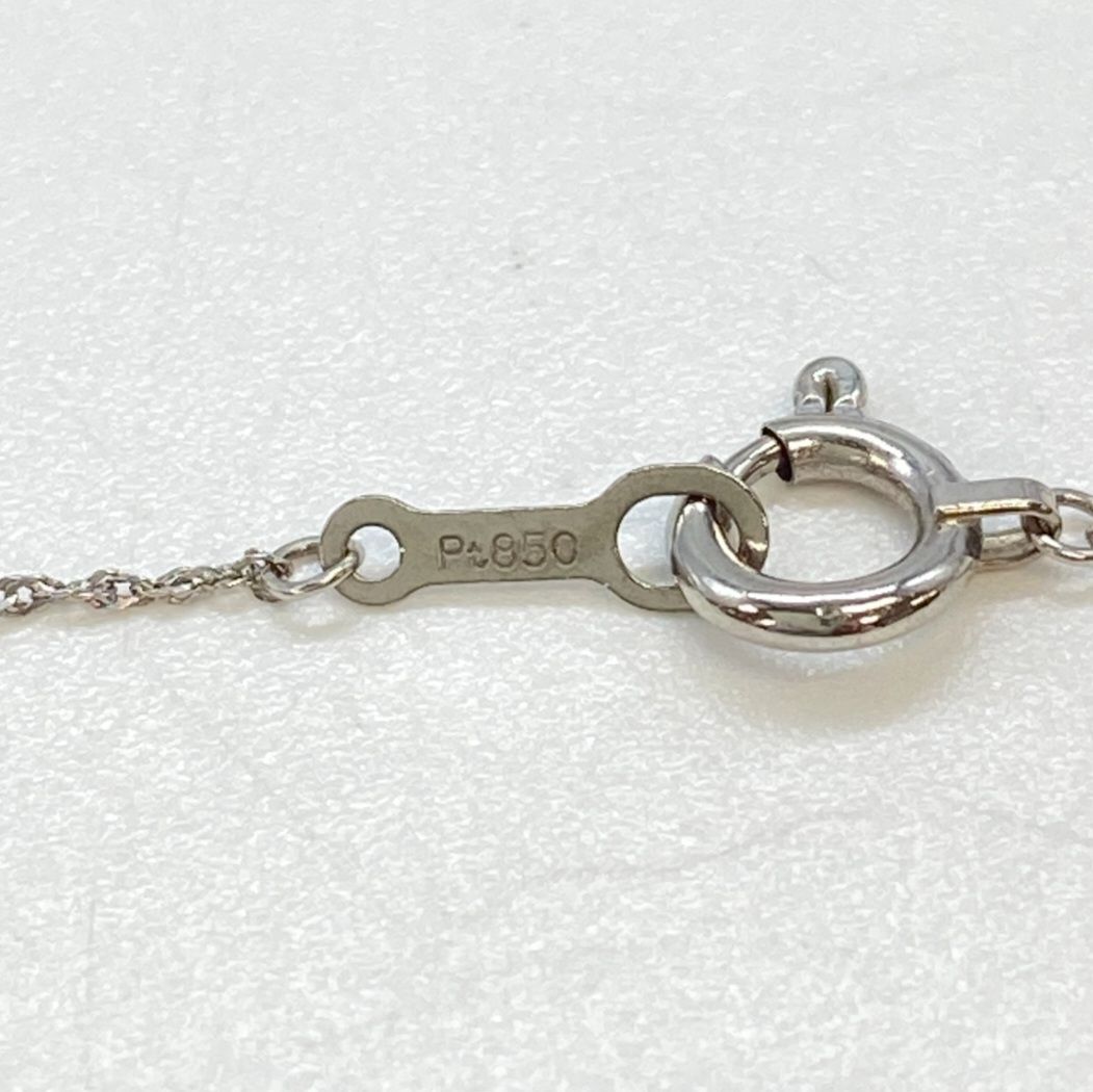 ✨【美品】プラチナ900/ 850天然ダイヤモンド0.50ct 輝くネックレス✨ ✨【美品】プラチナ900/ 850天然ダイヤモンド0.50ct 輝くネックレス✨