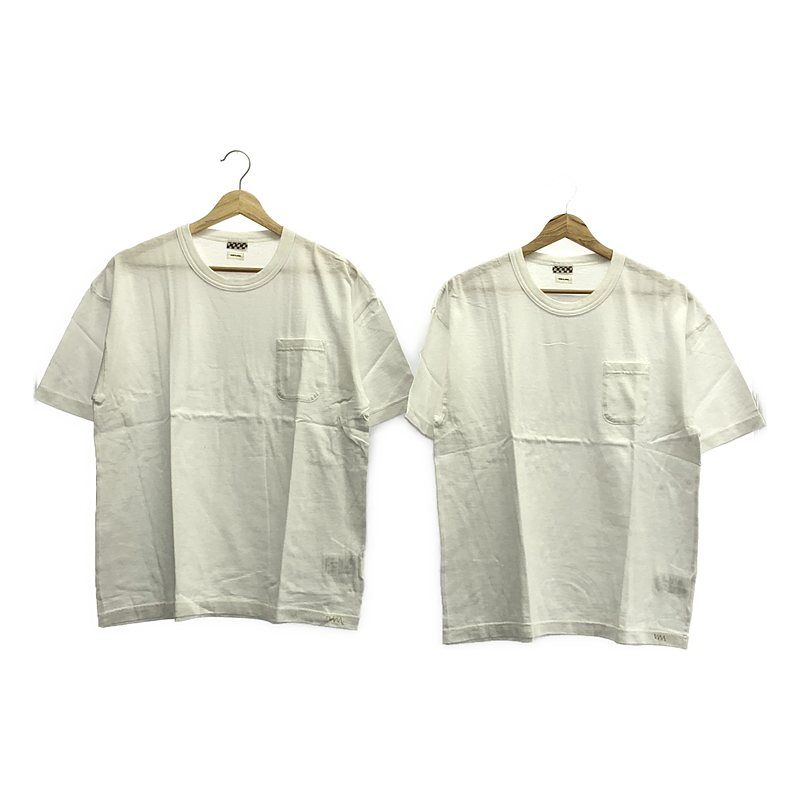 【美品】  visvim / ビズビム | SUBLIG JUMBO PACK S/S / 2セット パックTシャツ カットソー | 2 | White | メンズ