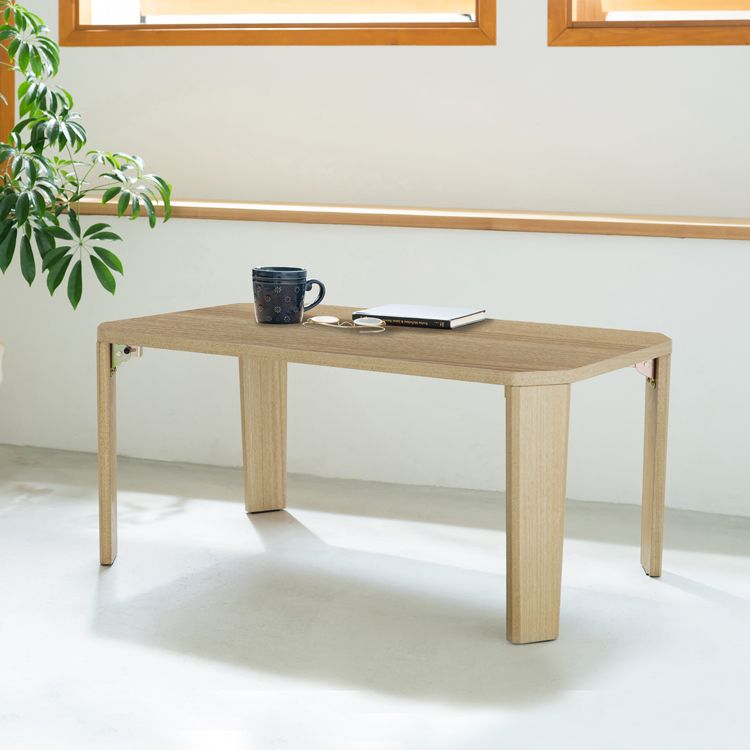 LOWYA ナチュラルカラーデスク キャスター付きキャビネット