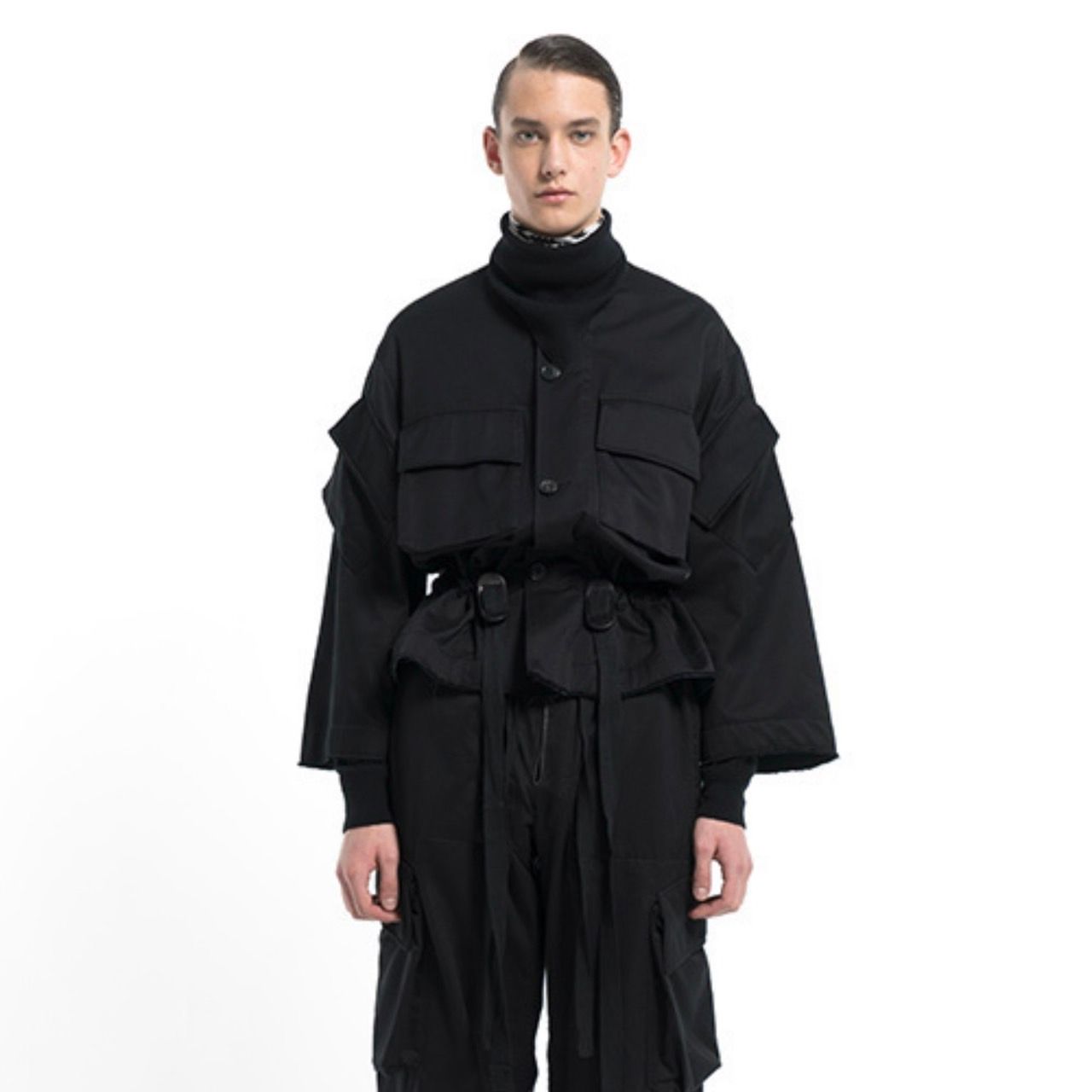 ソロイスト 17aw ミリタリージャケット 46 カットオフ モッズコート Soloist 17aw ミリタリージャケット モッズコート 46 ソロイスト