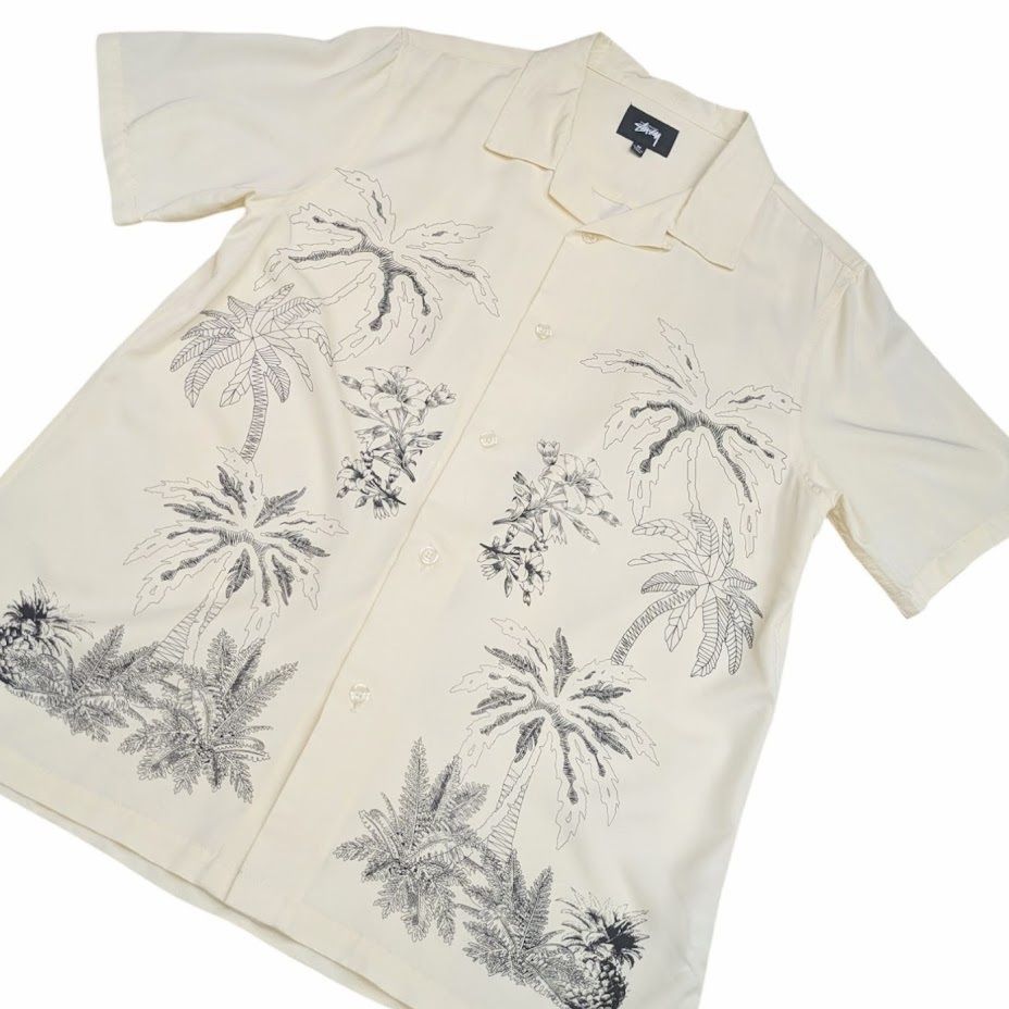 STUSSY(ステューシー) / アロハシャツ/M/コットン/グリーン/総柄