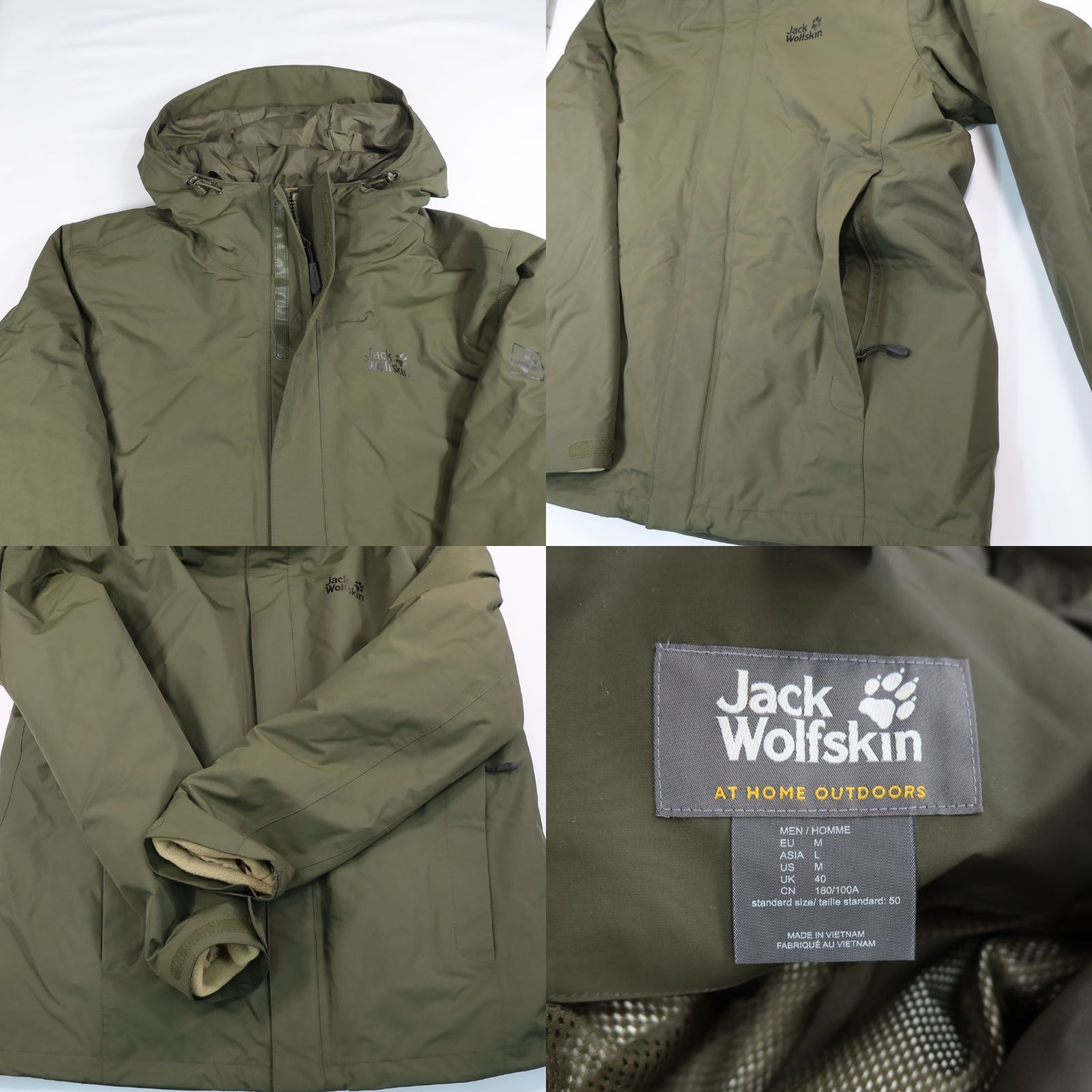 未使用品☆Jack Wolfskin マウンテンパーカー 3in1 SIZE L - メルカリ