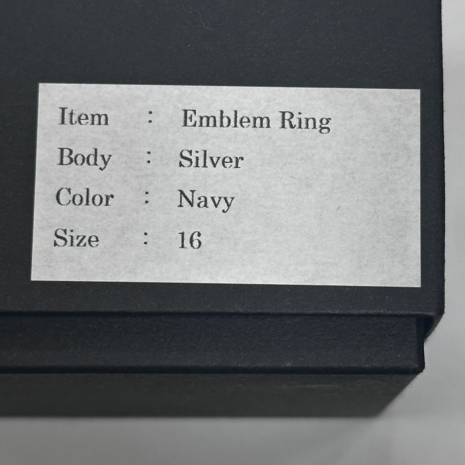 参考上代35200円 4.W.A. JEWELRY SUPPLY Emblem Ring エンブレム