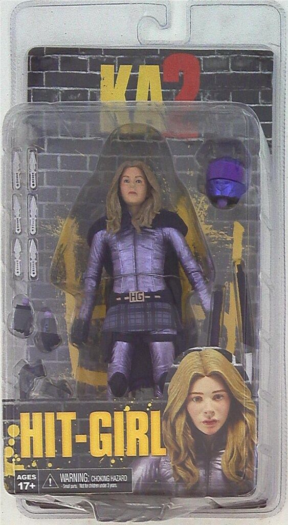 NECA (ACTION FIGURE) HIT GIRL (素顔) 7インチ