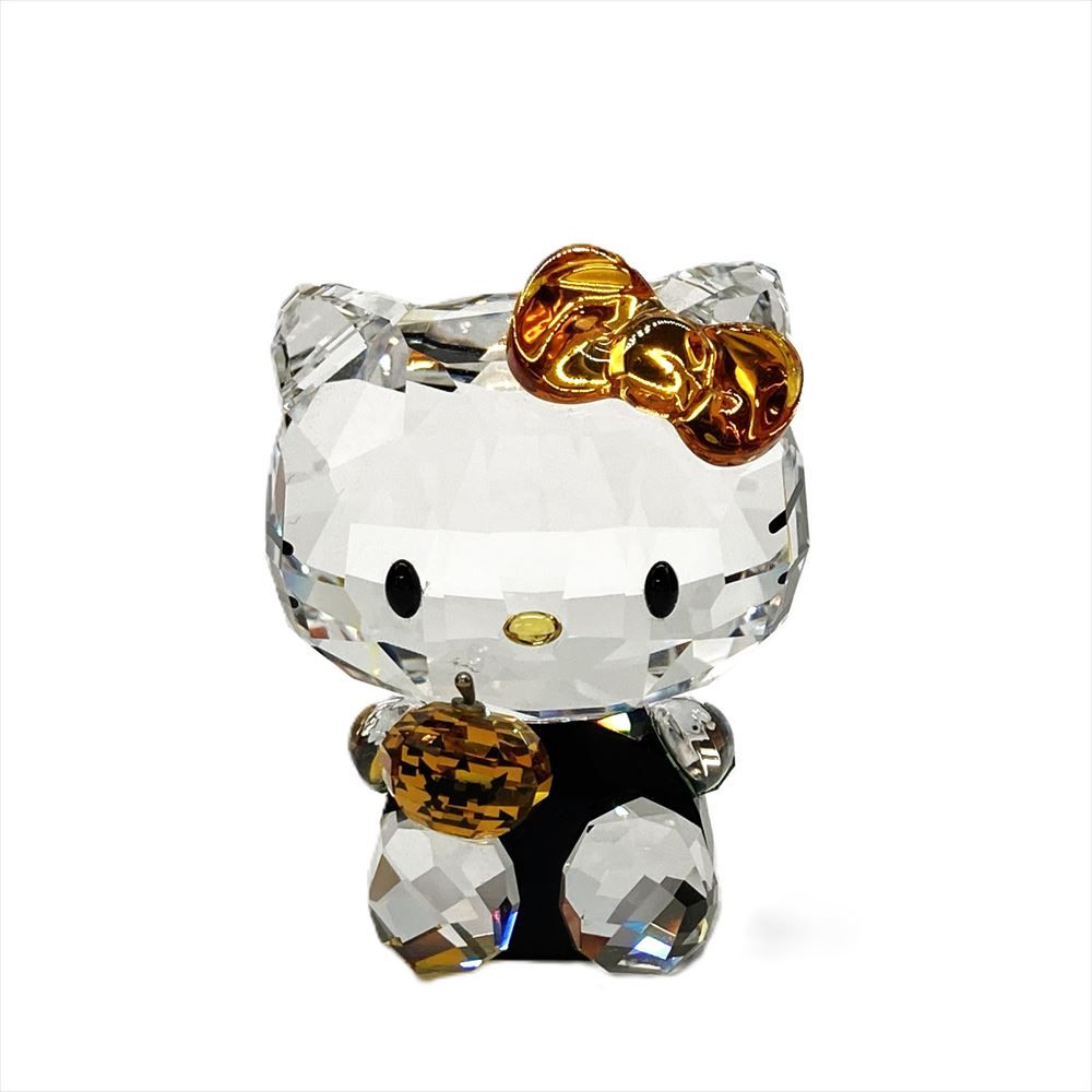 SWAROVSKI - スワロフスキー SWAROVSKI ハローキティ ハロウィーン オブジェ 置物 1191918 クリア クリスタル サンリオ【中古】 スワロフスキー SWAROVSKI ハローキティ ハロウィーン オブジェ