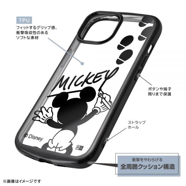 iPhone15Plus iPhone15ProMax スマホ ケース ミッキー ミニー ドナルド サイン デザイン 透明 クリア キャラクター  グッズ ソフト TPU おしゃれ かわいい ◇ - メルカリ