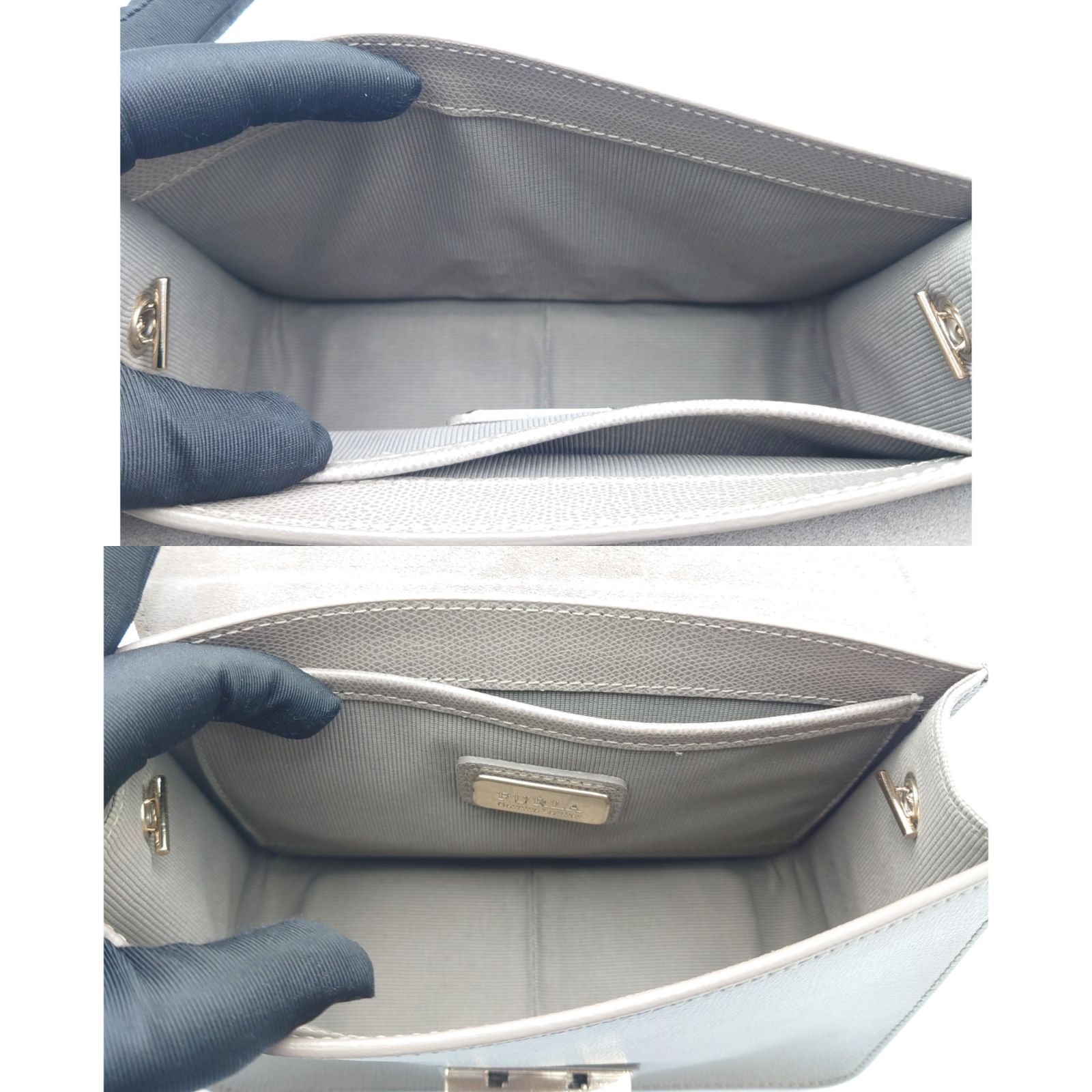 美品】FURLA フルラ ショルダーバッグ メトロポリス チェーン