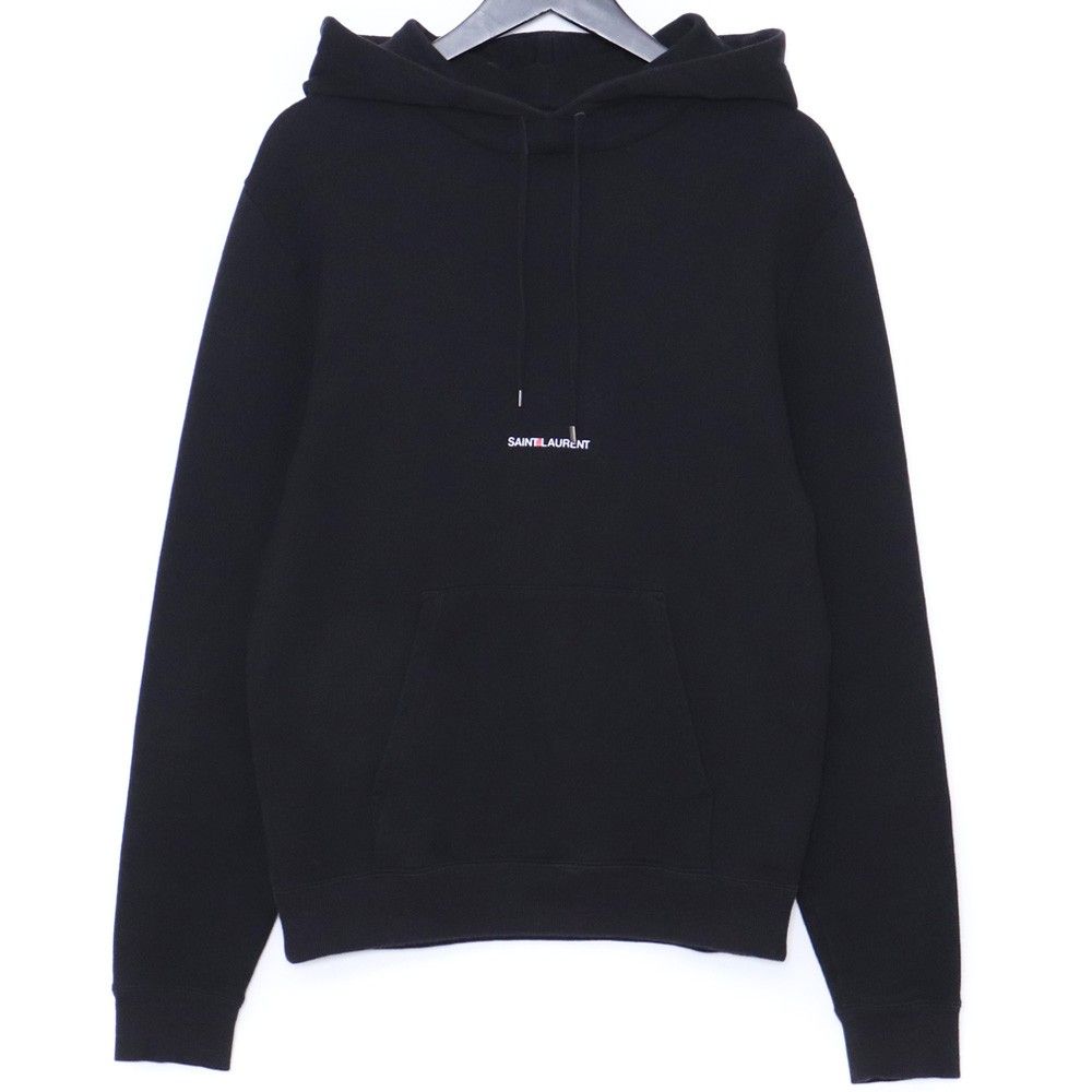 SAINT LAURENT スモールロゴスウェットパーカー XSサイズ