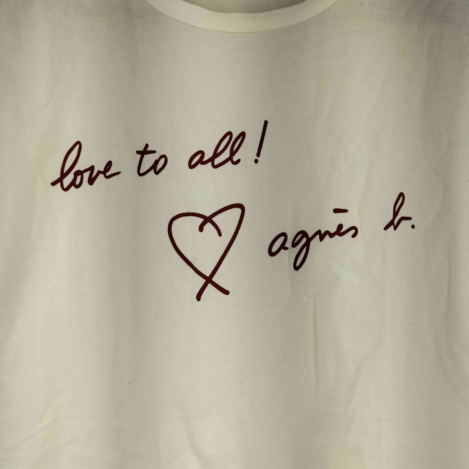 agnes b. - agnes b.(アニエスベー) フロントプリント S/S Tシャツ レディース トゥービーバイアニエスベー To b. by agnes b. フロント