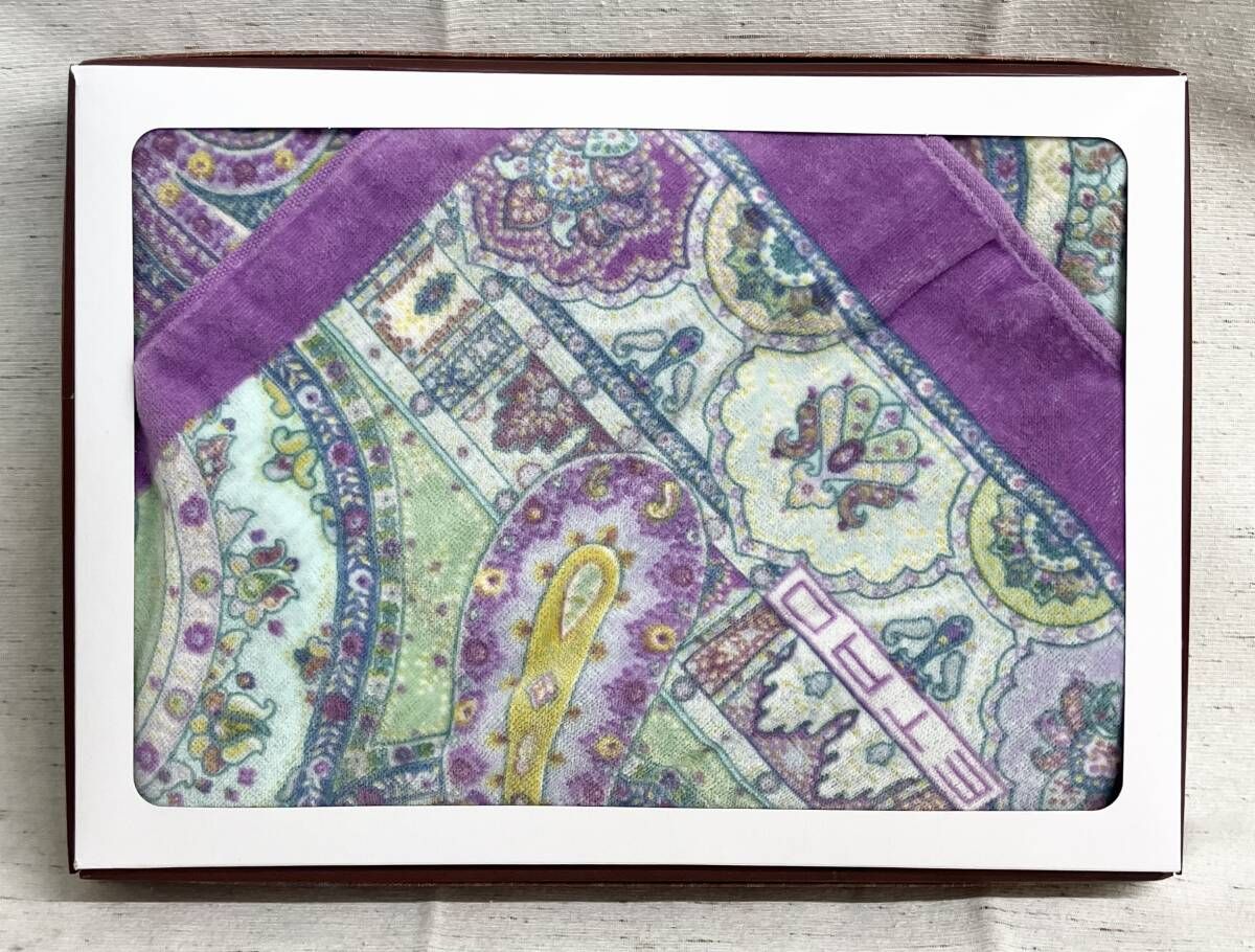 ETRO エトロ ボディタオル パープル系