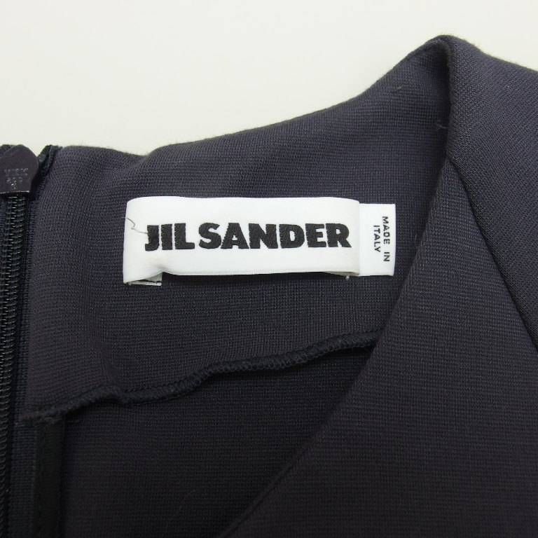 JIL SANDER ジルサンダー 半袖 ワンピース NAVY 40 - メルカリ