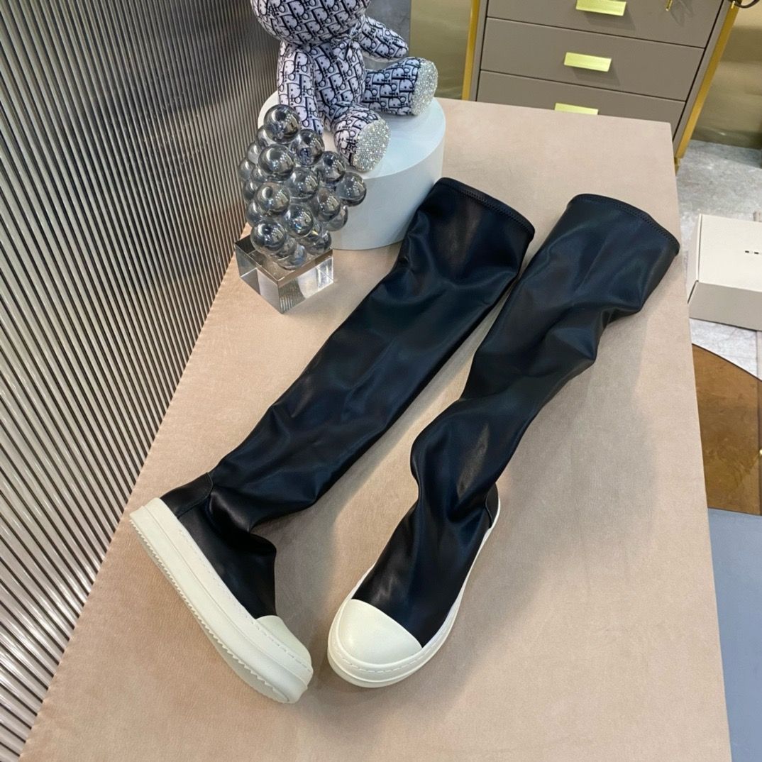 Rick owens ニーハイソックススニーカー - メルカリ