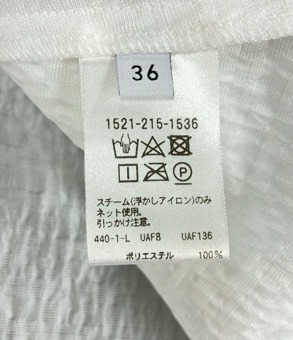 美品 ユナイテッドアローズ バルーンスリーブ長袖シアーチュニック レディース SIZE 36 (XS) UNITED ARROWS 中古 美品 ユナイテッドアローズ バルーンスリーブ長袖シアー