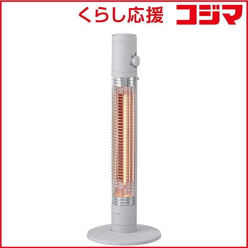 コイズミ KOIZUMI 遠赤電気ストーブ 600W グラファイトヒーター グレー KKS-06254 H