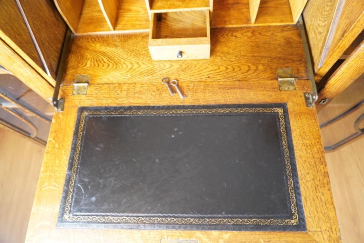 全国送料無料！ イギリス アンティーク サイドバイサイド ライティンビューロー