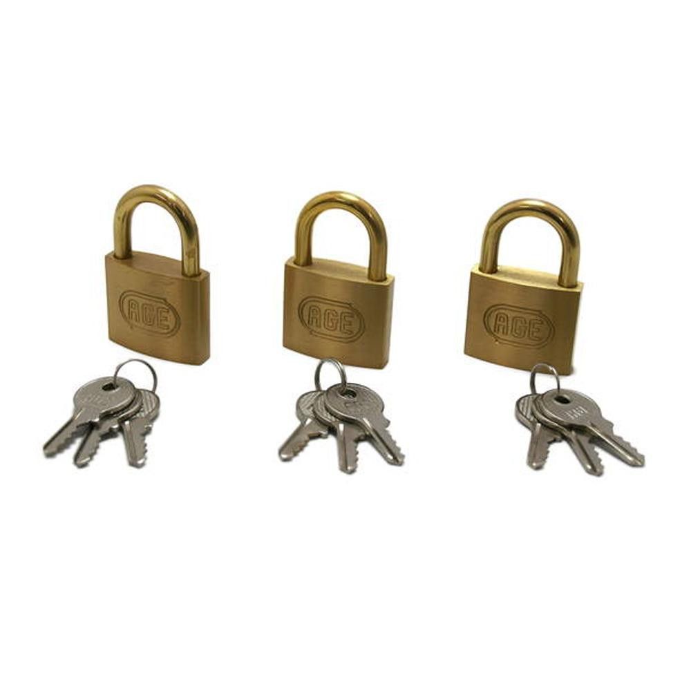 シリンダー南京錠12個入 No.2500 25mm未使用(個別売可) SOL HARD 【No