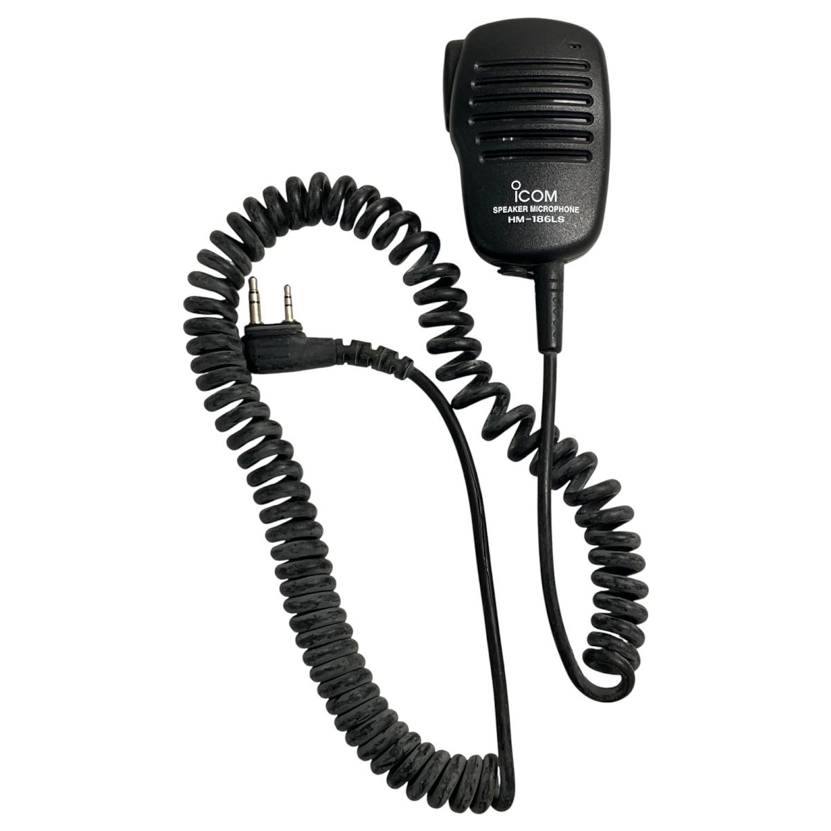 ICOM アイコム HM-186LS 小型スピーカーマイクロホン 2ピンスリムL型コネクター アマチュア無線 N10459380