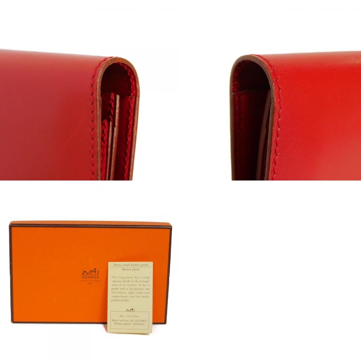 エルメス ソミュール ディアンヌ 二つ折り G金具 ヴィンテージ カデナ