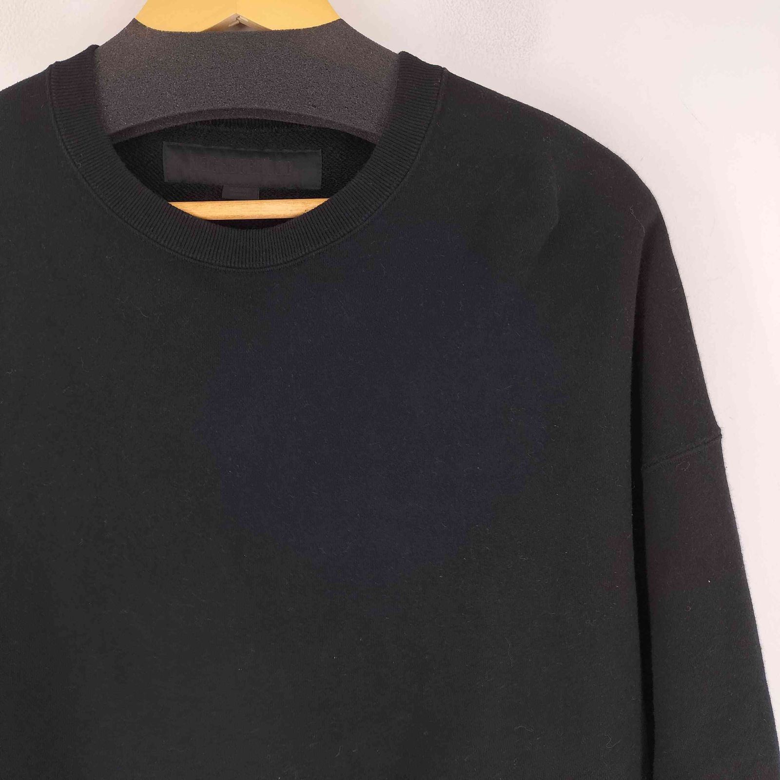 新品 NEIGHBORHOOD BW SWEAT SHIRT LS ブラック Yohji Yamamoto x NEIGHBORHOOD SWEAT SHIRT LS(S Black): Yohji