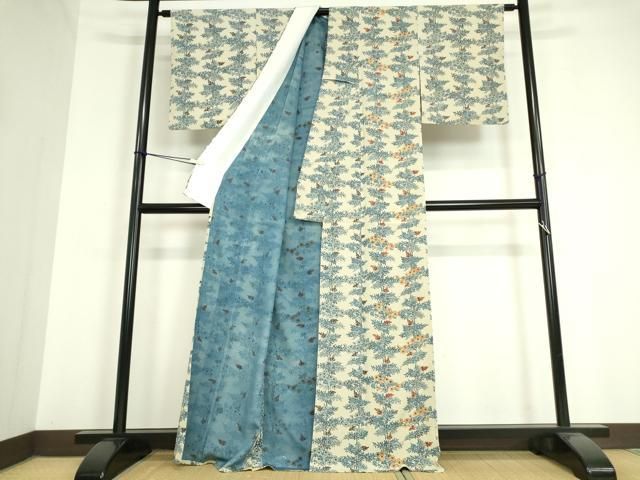 単衣　可愛い小花柄　上質小紋　作家物　型染め 単衣 可愛い小花柄 上質小紋 作家物 型染め 楽天市場】小紋 単衣