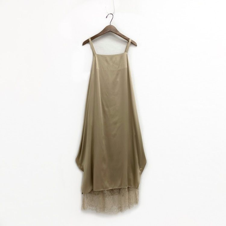 Rito リト SILK SALOPETTE DRESS WITH LACE