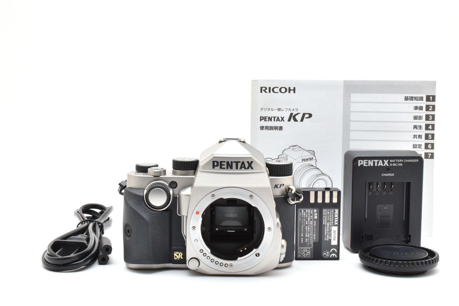 ペンタックス PENTAX KP ボディ シルバー ショット数 48310回 LL548 5624