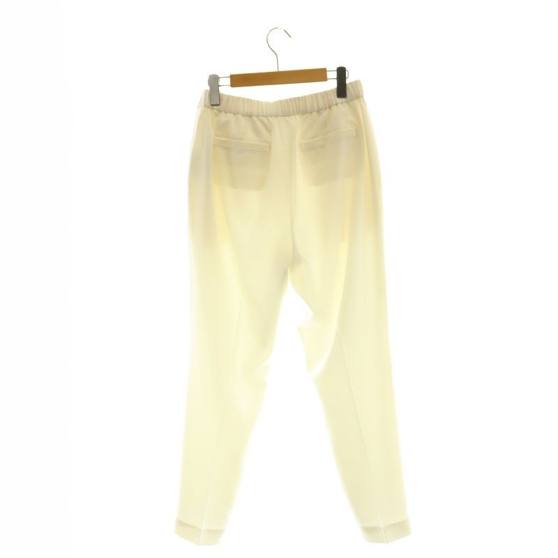 23SS 新品タックパンツ38 白