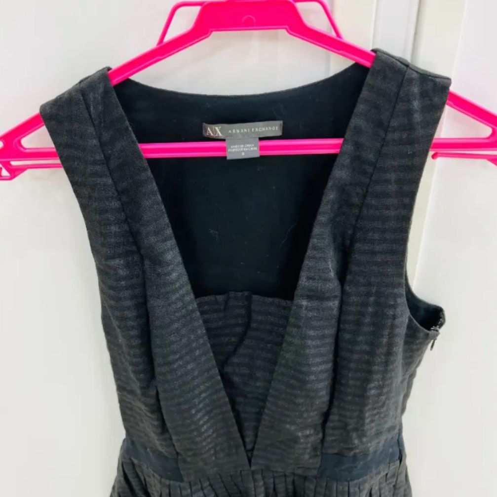 A【ARMANI EXCHANGE】アルマーニ ミニワンピース ブラック