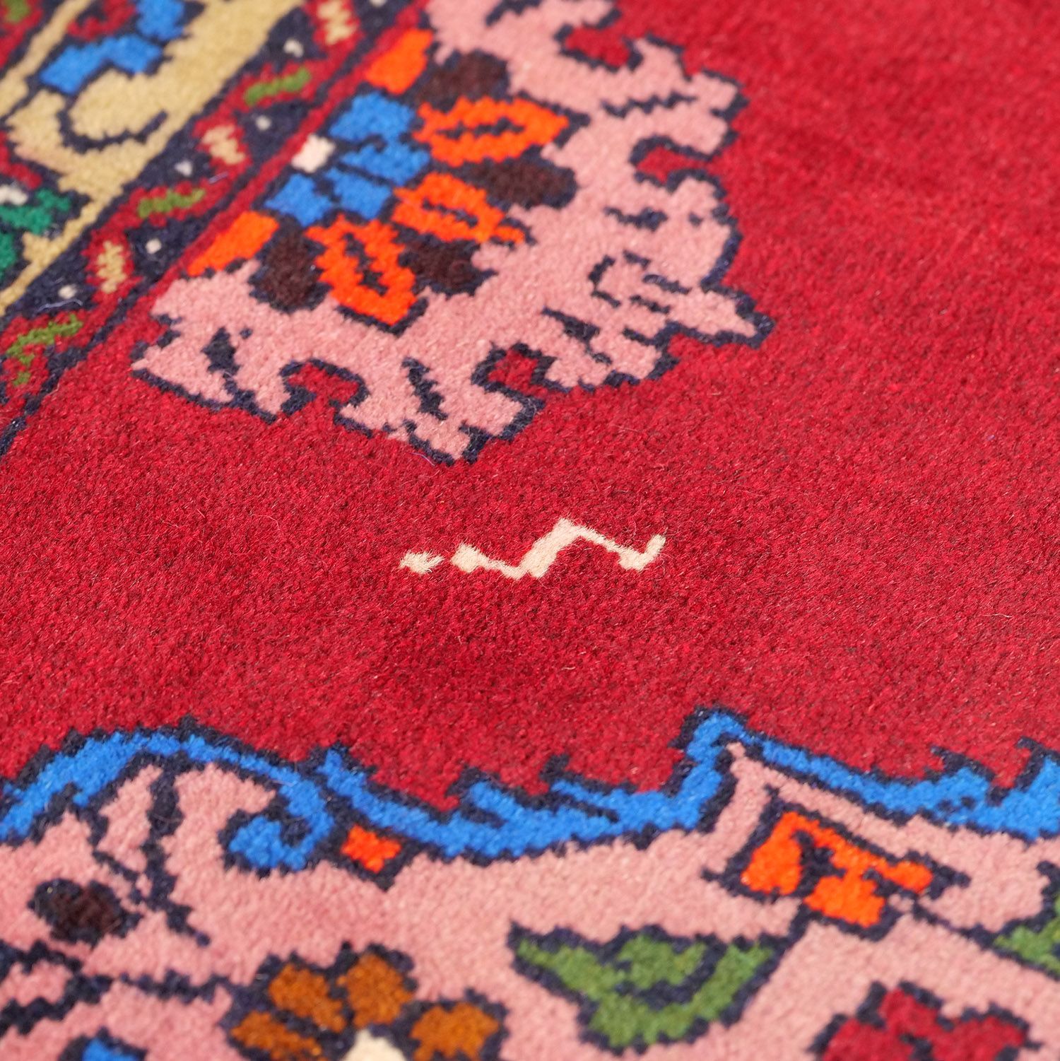 バルーチ 1960年代 2300×800mm セミアンティーク メダリオン 手織り - carpet-アンティークペルシャ絨毯 ヴィンテージラグ専門店 MARWIL-DEMENAGEMENTS_CH