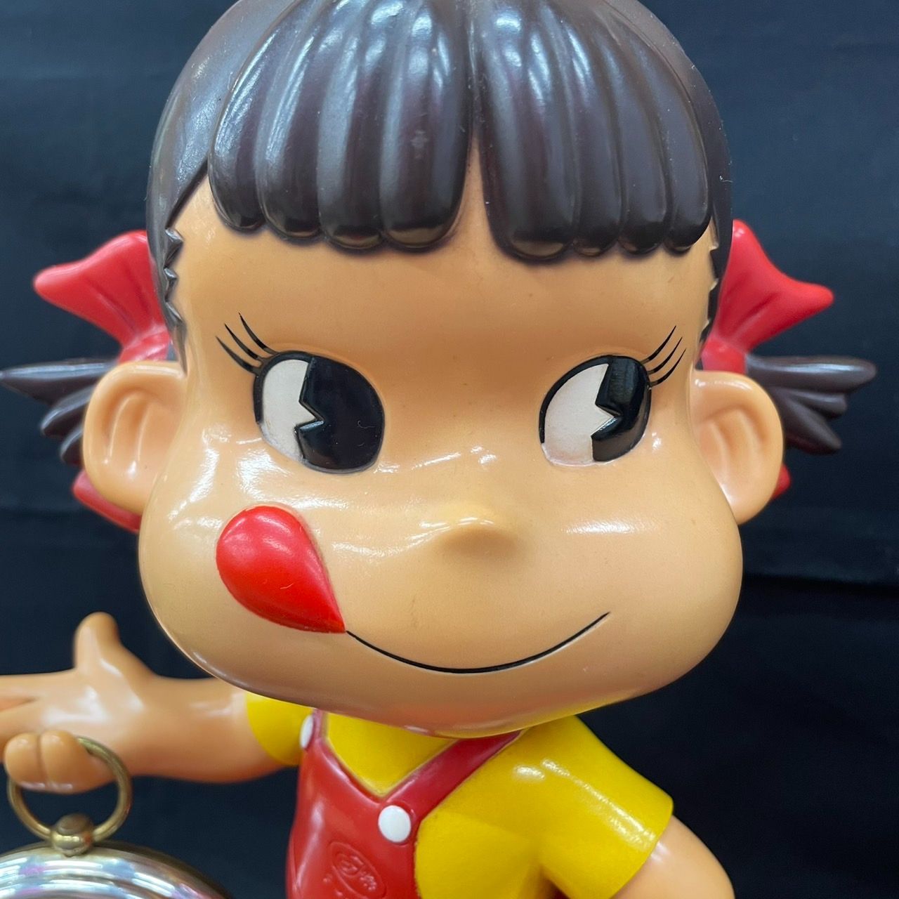 【超希少】不二家 ペコちゃん ウォッチングペコちゃん 懐中時計 人形 フィギュア ◎【希少】不二家 ペコちゃん 懐中時計 人形 フィギュア - メルカリ