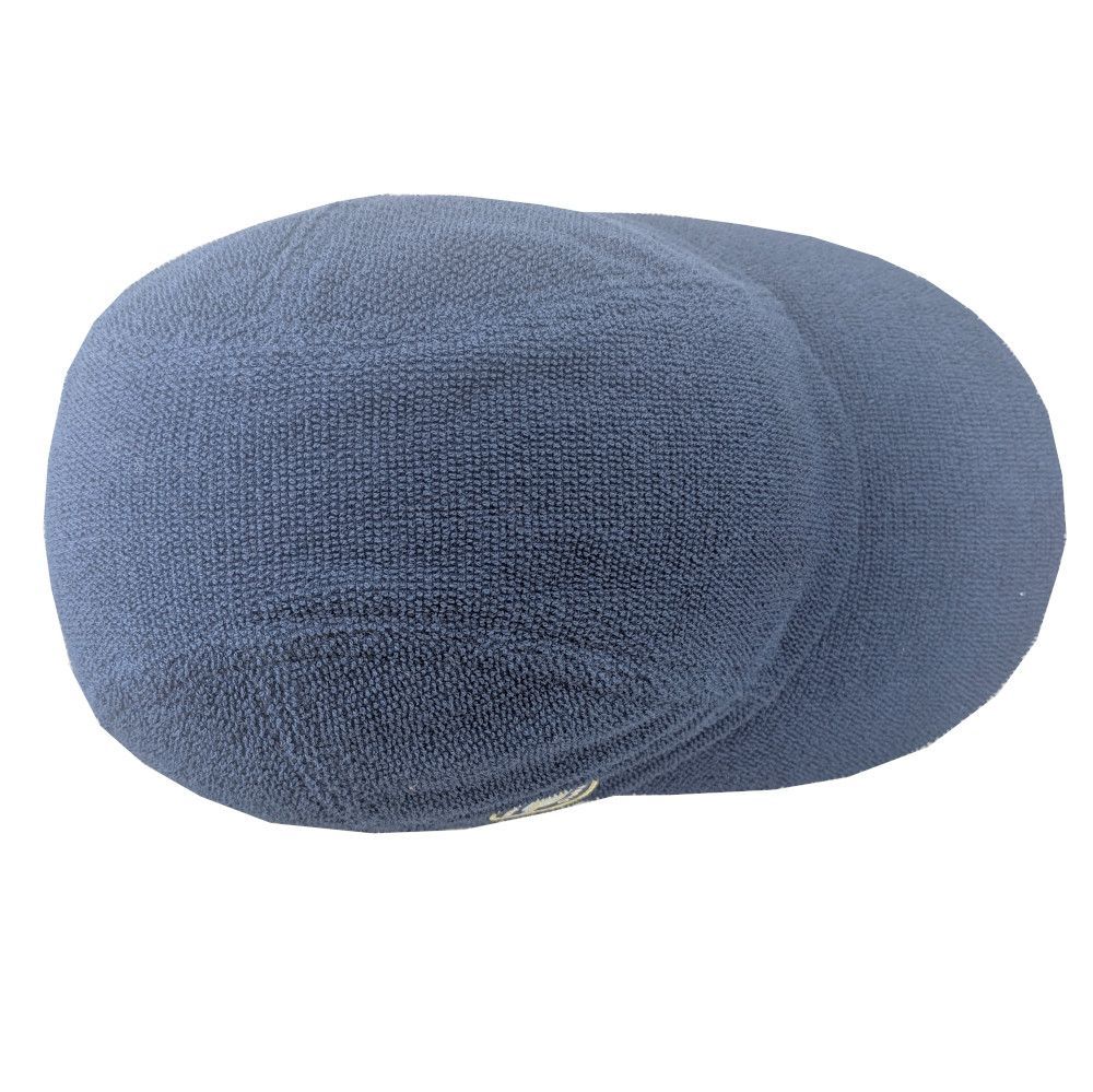 HERMES エルメス キャスケット キャップ ネイビー ロゴ コットン