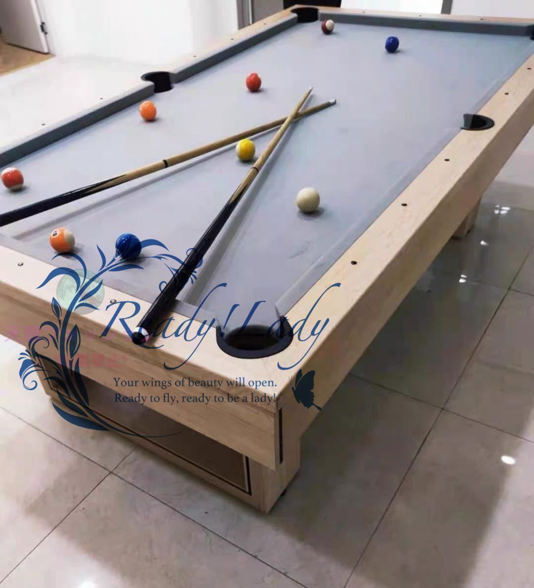 北欧風 3in1 マルチゲームテーブル 卓球 ビリヤード 店舗 家庭 8フィート ○北欧風 3in1 マルチゲームテーブル ビリヤード 卓球