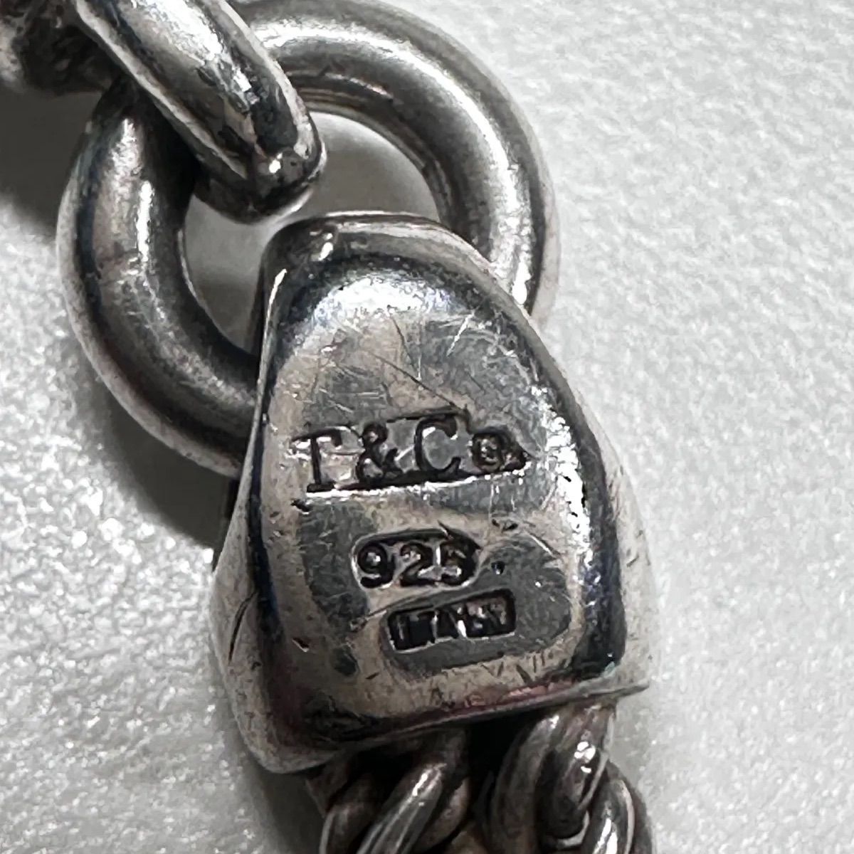 Tiffany & Co. シルバー無限大ブレスレット　袋　箱付⭐︎ ティファニー Tiffany&Co. ダブルループ シルバーブレスレット