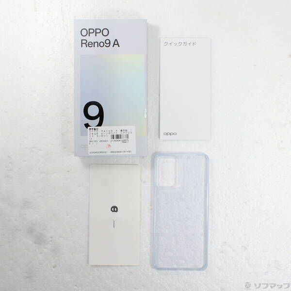 中古品〕 OPPO Reno9 A 128GB ムーンホワイト CPH2523 楽天 SIMフリー