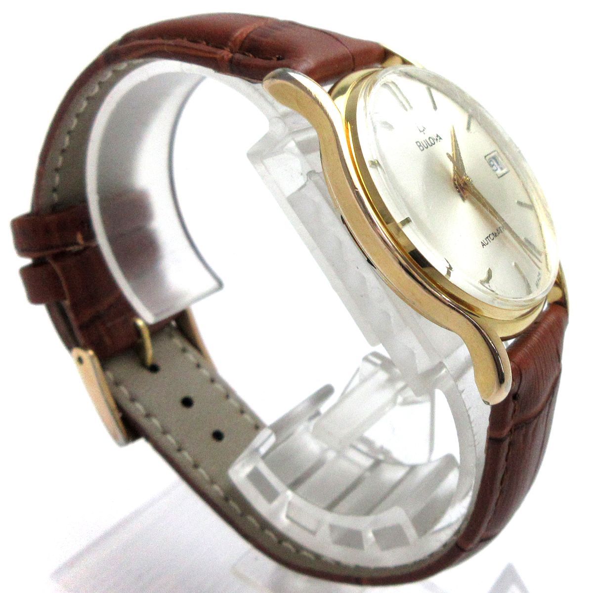 ブローバ スケルトン オートマチック メンズ ゴールド EA311011 時計