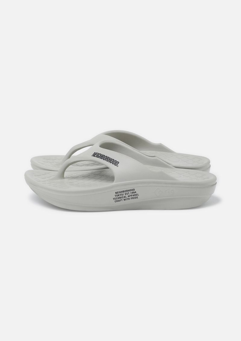 NEIGHBORHOOD×RIG FOOTWEAR BLACK Lサイズ NEIGHBORHOOD RIG FOOTWEAR FLIP FLOP L