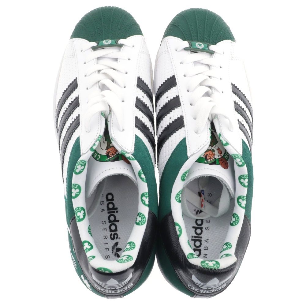 adidas (アディダス) superstar boston celtics SS1 NBA スーパースター ボストン セルティックス ローカットスニーカー シューズ 014118 ホワイト グリーン US9/27cm