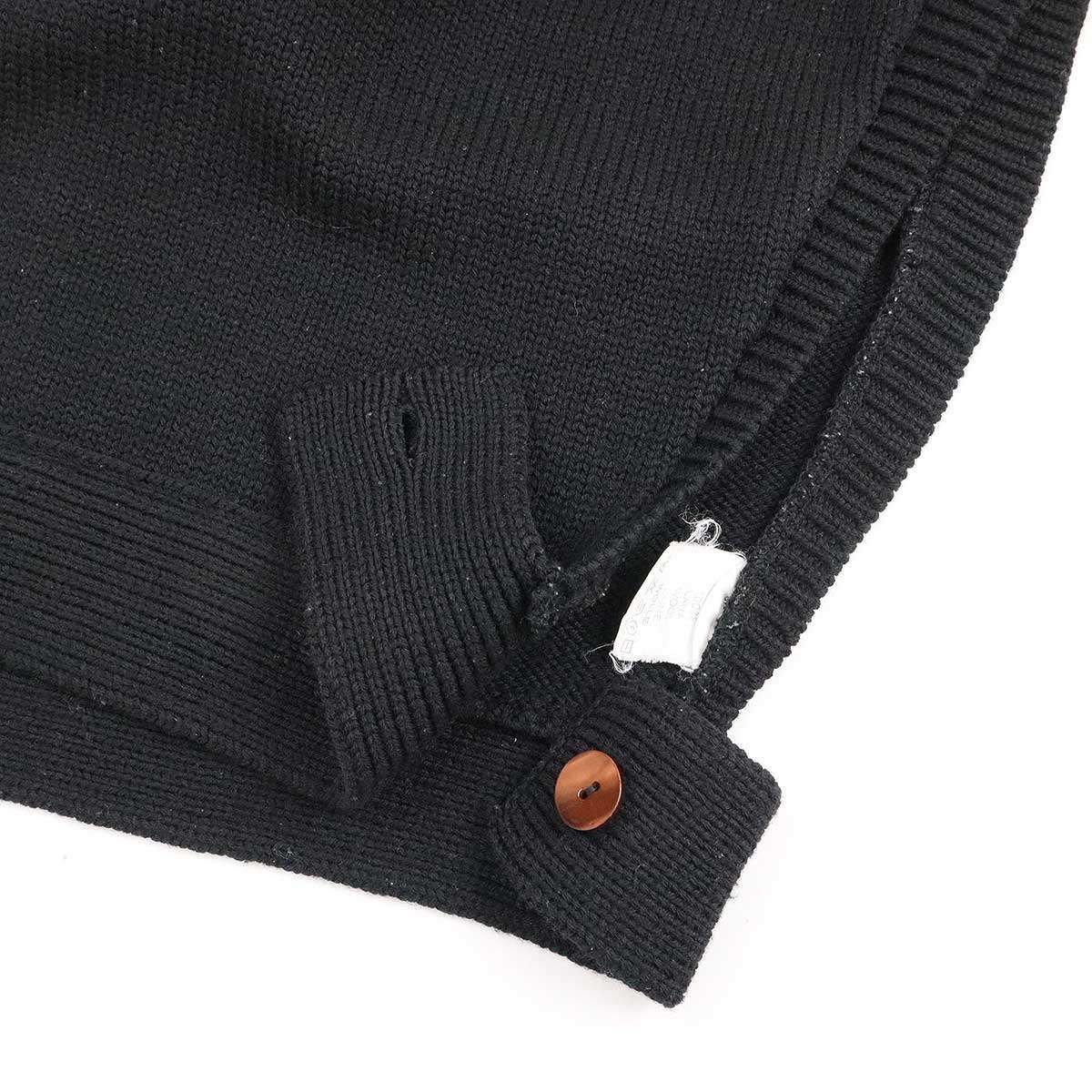 Maison Margiela（旧Maison Martin Margiela） - Maison Martin Margiela メゾン マルタン マルジェラ 1995AW REPRODUCTION 1950's Knit Vest リプロダクション ニットベスト  ブラック M Maison Martin Margiela メゾン マルタン マルジェラ 1995AW